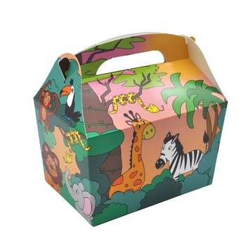 MENU BOX MODEL: DŽUNGLA ŽIVALI - 18.5x12x19 CM - FOODBOX - KIDSBOX (24 kos)