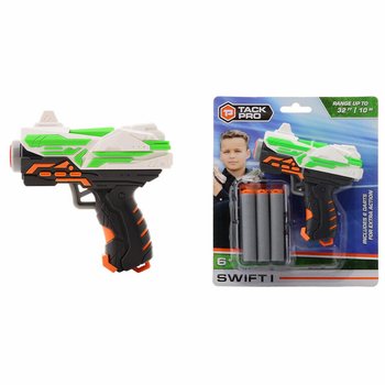 Igrača pi&scaron;tola Tack Pro Swift I s 6 mehkimi pu&scaron;čicami - 11 cm