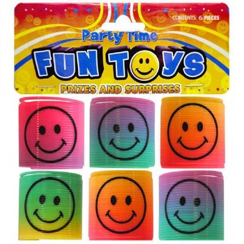 6 KOSOV MINI SMILEY SPIRALE Ø3.5 CM V VREČKI (6 VREČK)