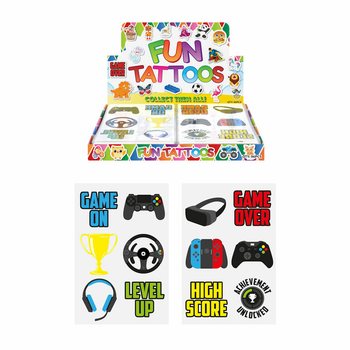 Gamer Fun Tetovaže Displaybox (96 listov)
