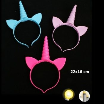 SVETLEČ UNICORN / ENOROŽEC DIADEM, VKLJUČNO Z BATERIJAMI (24 kos)
