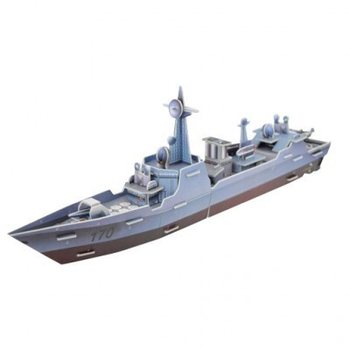 Velika 3D sestavljanka &ndash; Vojna ladja 170 Lanzhou (2 kosa)
