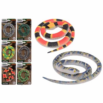 Kača Animal World na Kartici (60 cm) - Display 24 kosov