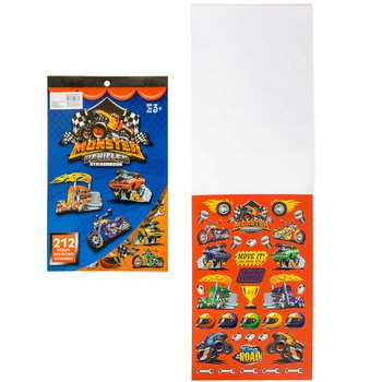 Knjiga z nalepkami Monster Truck 212-delna (12 kos)