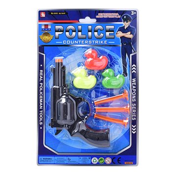 Policijski igralni set na kartici - 2 me&scaron;ana modela (6 kosov)