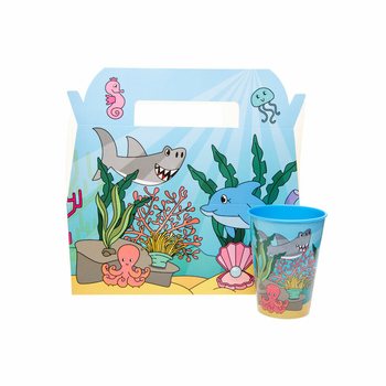 Menu box Morje / Ocean - 22,5 x 12 x 9,5 cm (24 kos)