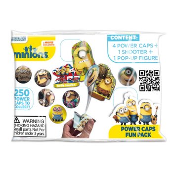 IZSTRELJEVALCI DISKOV MINIONS POWER CAPS FUN PACK V BLINDBAGU (100 kos.)