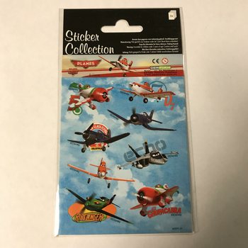 Disney Planes Nalepke v Listih 16 x 9 cm (10 kos)