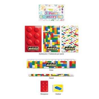 5-delni Pisalni Set Kocke (24 kos)