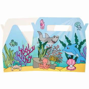 Menu box Morje / Ocean - 22,5 x 12 x 9,5 cm (24 kos)