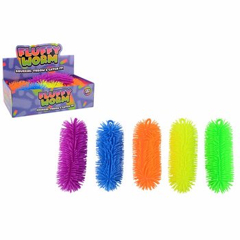 Velik Fluffy Črv 22 cm - Display (12 kos)
