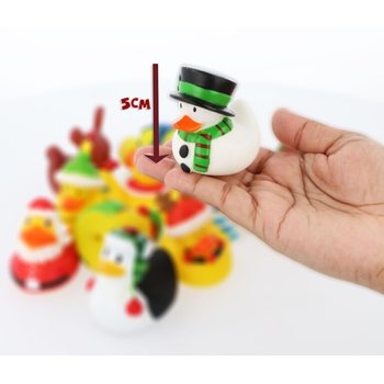 Mix Božične Račke 6cm (12 kosov) - Praznična Darilca
