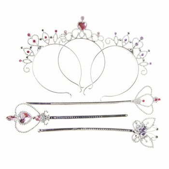 PRINCESKINA PALICA + TIARA NA KARTICI (12 kos.)