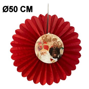 DEKORATIVNA PALAČA SINTERKLAAS &Oslash;50 CM - ZLOŽLJIVA (6 kos.)