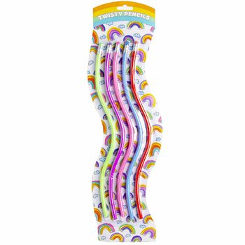 5-delni set upogljivih svinčnikov Twisty XL na kartonu (10 kosov)