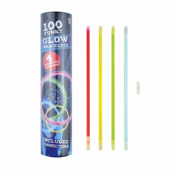 Svetleče Zapestnice Glow - 100 Kosov v Tubi