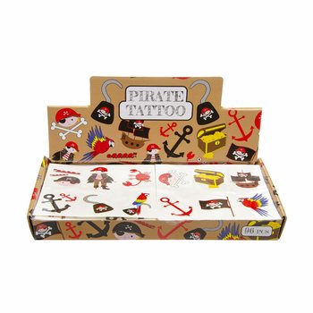 Piratski tatuji Fun - Zaslon (96 kos)