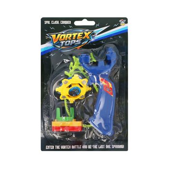Izstrelitvena vrtavka Spinner Battle na kartici (6 kos.)