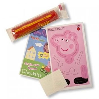Izdelaj svojo Peppa Pig figurico iz gline (10 kos.)