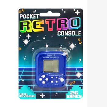 ŽEPNA RETRO IGRALNA KONZOLA Z OBE&Scaron;ANKO - 26 IGER (6 kos.)