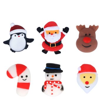 BOŽIČNE SQUISHY FIGURICE ZA SREČELOV (96 kos.)