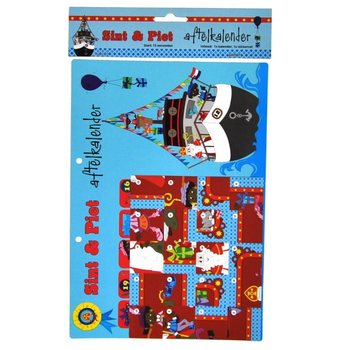Koledar za od&scaron;tevanje Sinterklaas in Piet - Model 2 (9 kos)
