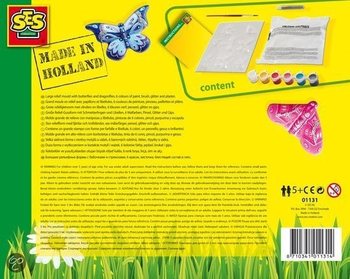 SES Creative Set za ulivanje in barvanje - Metulji (1 kos)