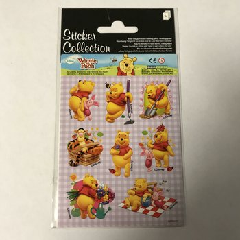 Listi z nalepkami: Disney Medvedek Pu, 16 x 9 cm (10 kos.)