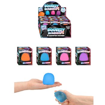 SQUEEZE GUM DROP - S SUGAR POLNILOM - V DISPLAYU (12 kosov)