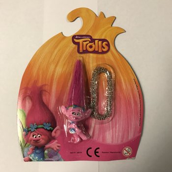 Figurica Trolls na verižici na kartonu (12 kosov)