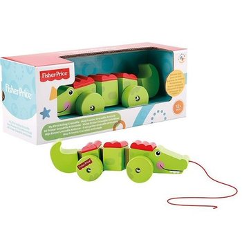 Fisher-Price Moj Prvi Gibljivi Leseni Krokodil (2 kos)
