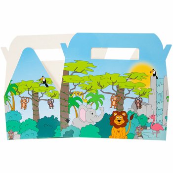 MENUBOX JUNGLE - 22,5 x 12 x 9,5 cm (24 kos)