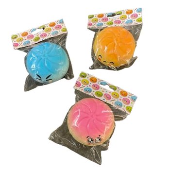 RAGE - Squishy Dumplings VELIK (Mere 9 x 9 x 4 cm) - Viral 2026 Fidget Toy - Z ZGORNJIM KARTONOM (24 kos)