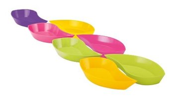 Zak! Designs Skledice za Prigrizke Flora Listi, 7-delni Set (1 set)