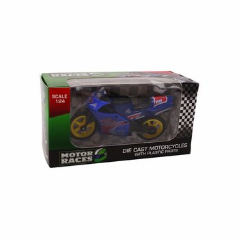 MOTOCIKEL SUPER SPORT DIE CAST, MERILO 1:24 V ZASLONU (24 kos)