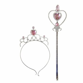 PRINCESKINA PALICA + TIARA NA KARTICI (12 kos.)