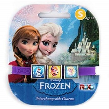 Zapestnice Frozen s 3 Zamenljivimi Obeski (24 kos)