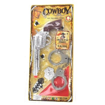 Kavbojski set na kartonu - Model 7 (6 kosov)