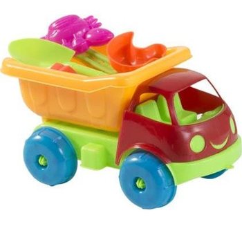 Plažni Set Igrača Tovornjak Kiper 17 cm (10 kos)