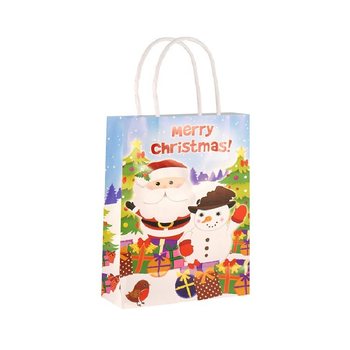 Darilne Vrečke MERRY CHRISTMAS 14x21x7 cm (24 kos)