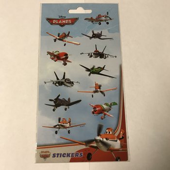 List z nalepkami: DISNEY PLANES, dim. 20 x 10 cm (10 kos)