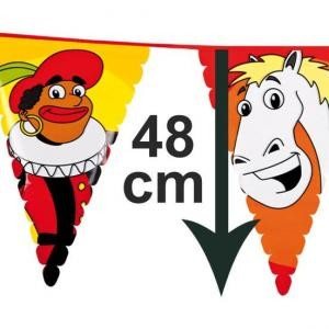 Velika Veriga z Zastavicami Sinterklaas in Piet 6 m (13 kos)