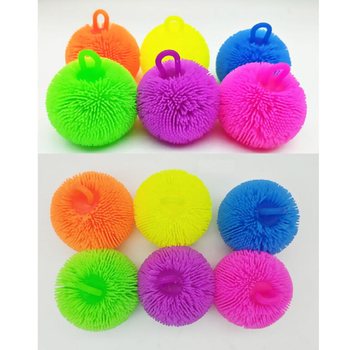 PUFFER ŽOGICA ŽIVIH BARV - 8CM - V DISPLAYU (12 kos.)