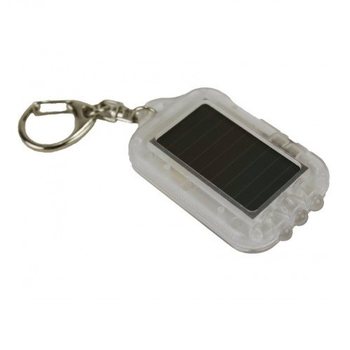SOLARNI OBESEK ZA KLJUČE Z LED LUČKO - PROZOREN (20 kos)
