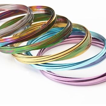 Magični Obroči / Flow Rings - Kinetični 3D Magični Obroč - MULTI COLOR | NA KARTICI (12 kos)
