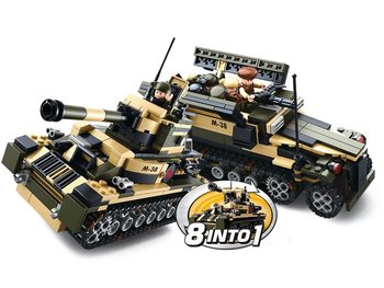 Sluban Voja&scaron;ki tank ali oklepnik APC 8-v-1 M38-B0587 (1 Display / 8 kosov)