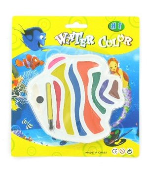Set vodenih barv - Model Riba na kartici (12 kos.)