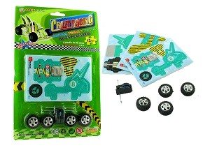 3D foam puzzle kart z motorjem (24 kos)