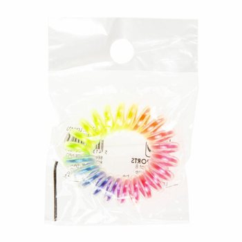 Mavrični trakovi in elastike za lase RAINBOW (48 kosov)