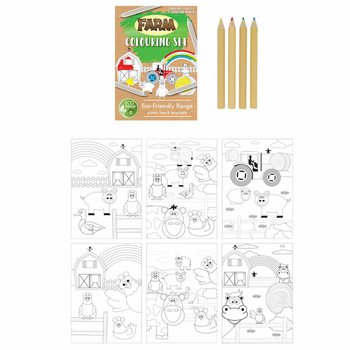ECO FRIENDLY - Set za risanje Kmetija (25 kos.)
